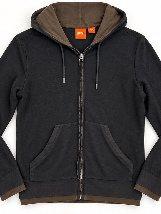 Hugo Boss Other - BOSS Orange Hugo Boss Black Full Zip Hooded Sweatshirt S